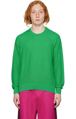 AMI Alexandre Mattiussi Green Cotton Sweater