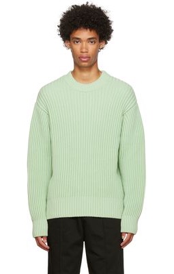 AMI Alexandre Mattiussi Green Organic Cotton Sweater