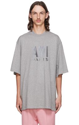 AMI Alexandre Mattiussi Grey Organic Cotton T-Shirt