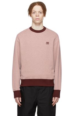 AMI Alexandre Mattiussi Pink Paris Sweatshirt