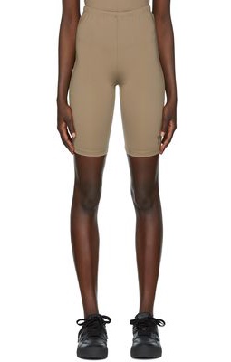AMI Alexandre Mattiussi Taupe Ami De Caur Shorts