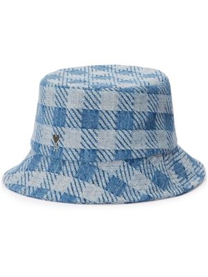AMI Paris Ami de Coeur bucket hat - Blue