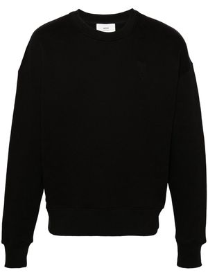 AMI Paris Ami de Coeur-embossed sweatshirt - Black