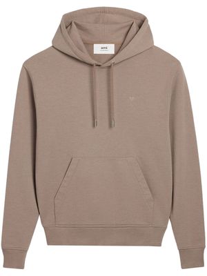 AMI Paris Ami De Coeur hoodie - Brown