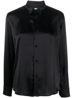 AMI Paris Ami Fit silk shirt - Black