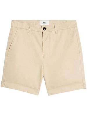 AMI Paris buttoned chino shorts - Neutrals