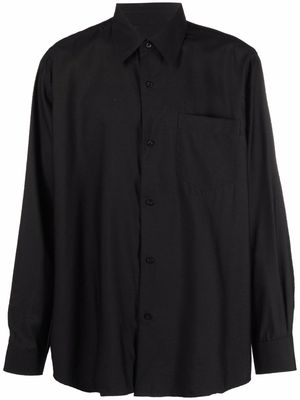 AMI Paris chest patch pocket shirt - Black
