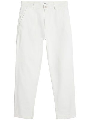 AMI Paris cotton straight-leg jeans - White