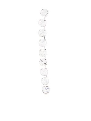 AMI Paris crystal drop earrings - Silver