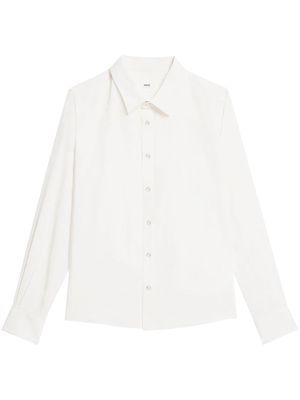 AMI Paris decorative-button long-sleeve shirt - White
