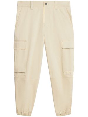 AMI Paris elasticated ankle cargo trousers - Neutrals