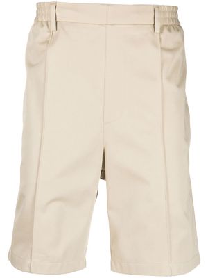 AMI Paris elasticated-waist Bermuda shorts - Black