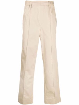 AMI Paris elasticated-waist trousers - Neutrals