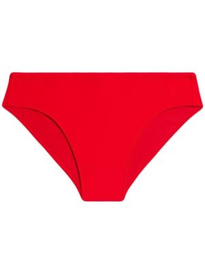 AMI Paris embossed logo swim briefs - Red