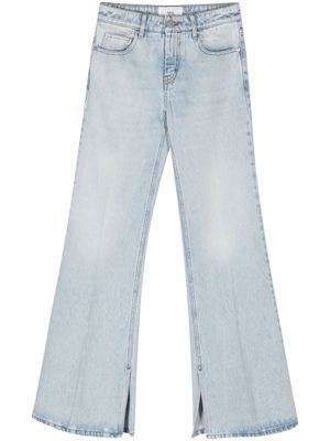 AMI Paris flared-leg cotton jeans - Blue