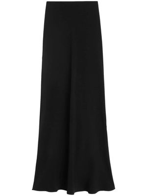 AMI Paris flared mid-rise maxi skirt - Black
