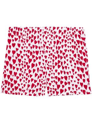 AMI Paris heart-print boxers - Red