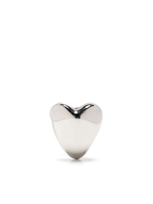 AMI Paris heart-shaped silver ear cuff