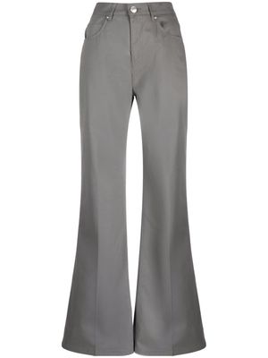 AMI Paris high-waist flared trousers - 087 MINERAL GREY