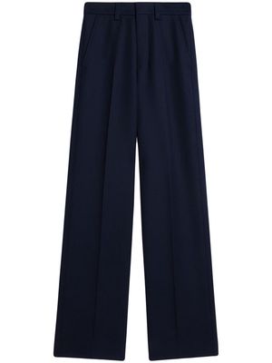 AMI Paris high waist wool trousers - Blue
