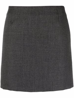AMI Paris high-waisted mini skirt - Grey