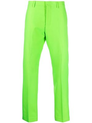 AMI Paris high-waisted tapered trousers - Green