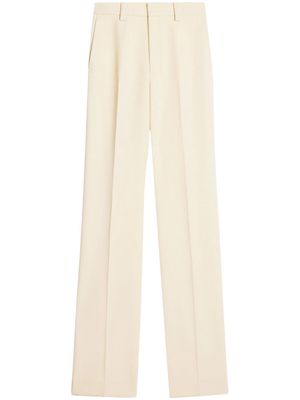 AMI Paris high-waisted wool trousers - Neutrals