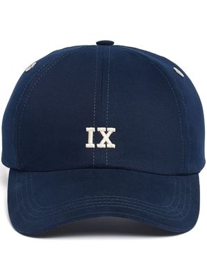 AMI Paris IX logo-embroidered baseball cap - Blue