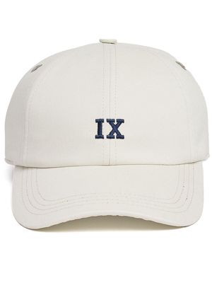 AMI Paris IX logo-embroidered baseball cap - White