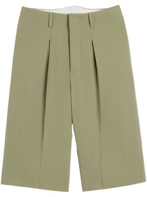 AMI Paris knee-length tailored shorts - Green