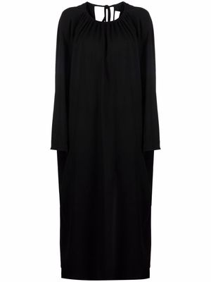 AMI Paris long-sleeve shift dress - Black