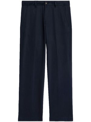 AMI Paris loose fit straight-leg trousers - Blue