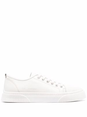 AMI Paris low-top leather trainers - White