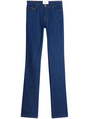 AMI Paris mid-rise bootcut jeans - Blue