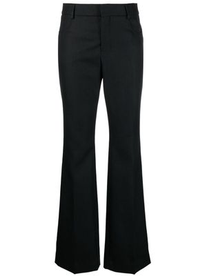 AMI Paris mid-rise flared trousers - Black