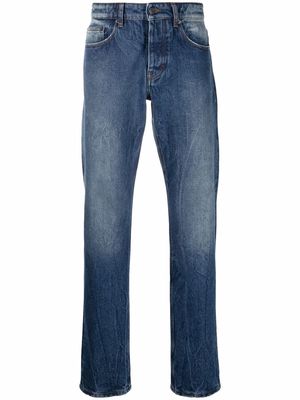 AMI Paris mid-rise slim-fit jeans - Blue