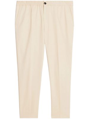 AMI Paris mid-rise tapered trousers - Neutrals