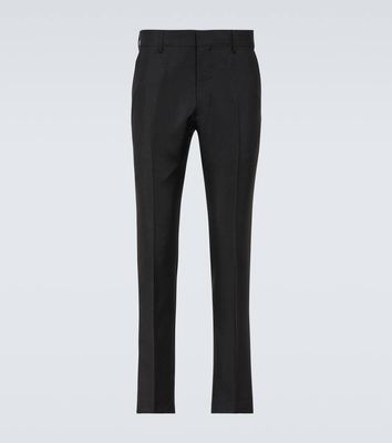 Ami Paris Mohair and wool straight pants