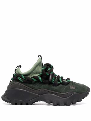 AMI Paris Otto chunky-laces sneakers - Green
