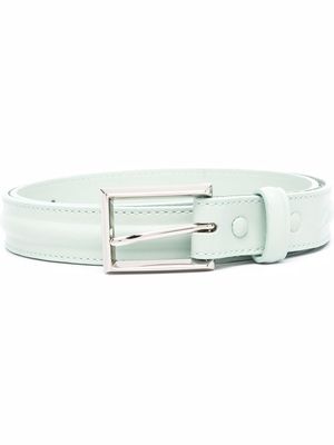 AMI Paris padded leather belt - Green