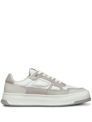 AMI Paris panelled lace-up sneakers - Grey