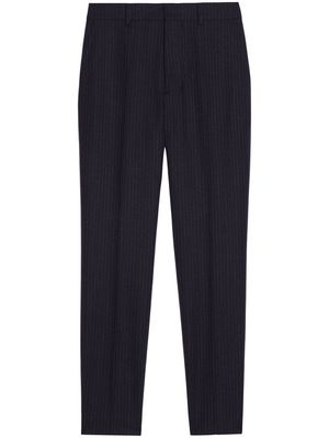 AMI Paris pinstripe-pattern tailored trousers - Black