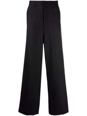 AMI Paris pinstripe tailored trousers - Black