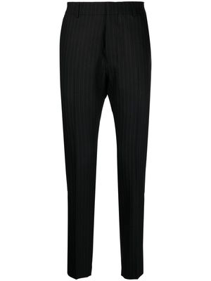 AMI Paris pinstriped tapered trousers - Black