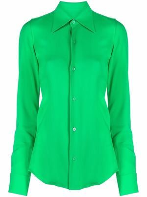 AMI Paris plain long-sleeve shirt - Green