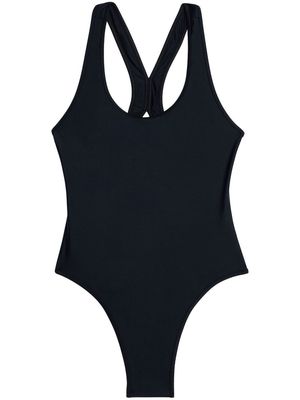 AMI Paris plain one-piece swimsuit - Black