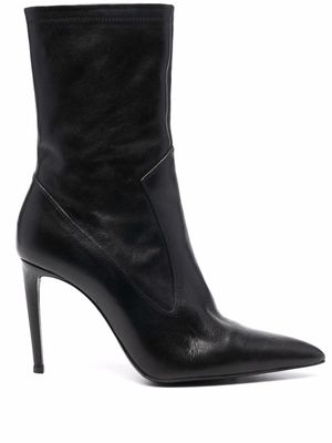 AMI Paris pointed-toe ankle boots - Black
