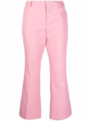 AMI Paris short flared trousers - Pink