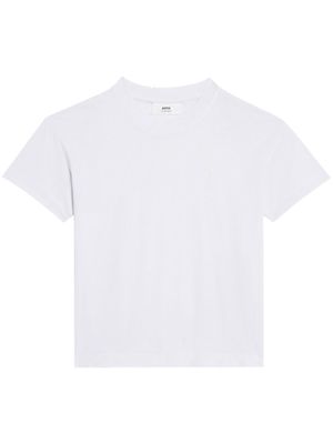 AMI Paris short-sleeve organic cotton T-shirt - White