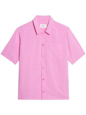 AMI Paris short-sleeve shirt - Pink